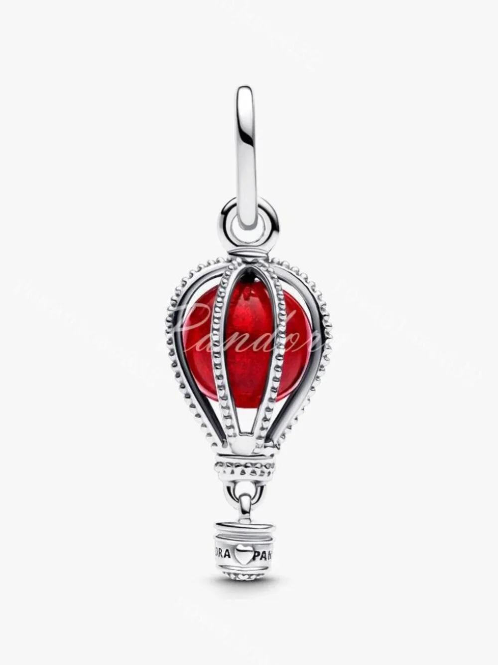 Pandora Hot Air Balloon Murano Glass Dangle Charm